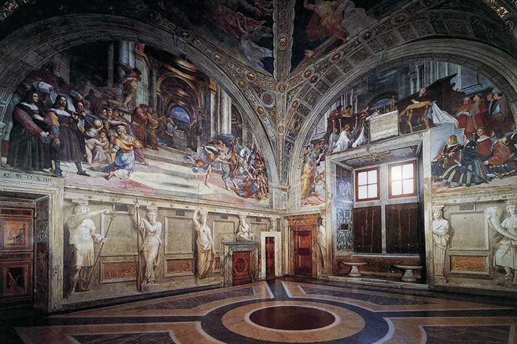 Las Estancias de Rafael del Palacio Apostólico en el Vaticano