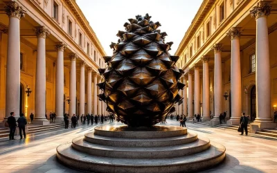 El Cortile della Pigna: historia, simbolismo y la piña gigante que nadie espera encontrar en el Vaticano